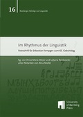 Cover: Im Rhythmus der Linguistik - University of Bamberg Press