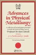 Cover: Advances in Physical Metallurgy - Maney Publishing