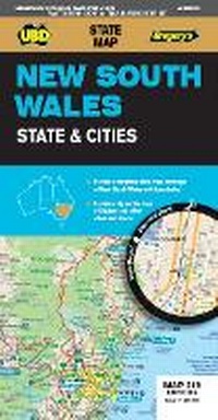 Abbildung von: New South Wales State & Cities Map 219 8th ed (waterproof) - UBD Gregory's