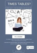 Cover: TIMES TABLES? It's a doddle! - Fly Shuttle Press