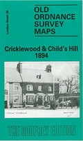 Cover: Cricklewood and Childs Hill 1894 - Alan Godfrey Maps