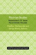 Cover: Paninian Studies - University of Michigan, Centre for South and Southeast Asian Studies