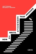 Cover: How to Write Proposals that Produce - Greenwood Press