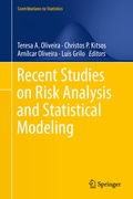 Cover: Recent Studies on Risk Analysis and Statistical Modeling - Springer
