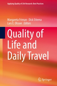 Abbildung von: Quality of Life and Daily Travel - Springer