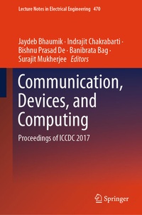 Enlarge image Cover: Communication, Devices, and Computing - Springer