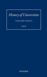 Enlarge image Cover: History of Universities - Oxford University Press