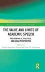 Cover: The Value and Limits of Academic Speech - Routledge