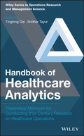 Cover: Handbook of Healthcare Analytics - Wiley