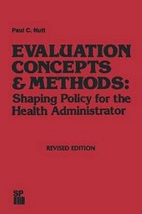 Enlarge image Cover: Nutt Evaluation Concepts Methods - Sp Medical & Scientific Books