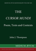 Cover: "Cursor Mundi" - Society for the Study of Mediaeval Languages & Lit.