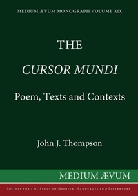 Enlarge image Cover: "Cursor Mundi" - Society for the Study of Mediaeval Languages & Lit.