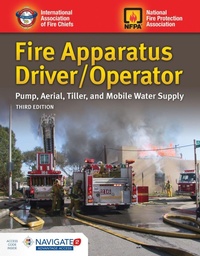 Abbildung von: Fire Apparatus Driver/Operator: Pump, Aerial, Tiller, and Mobile Water Supply - Jones and Bartlett Publishers, Inc