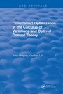 Cover: Constrained Optimization In The Calculus Of Variations and Optimal Control Theory - Chapman & Hall/CRC