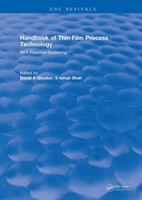 Enlarge image Cover: Handbook of Thin Film Process Technology - CRC Press
