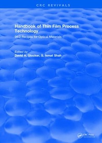 Enlarge image Cover: Handbook of Thin Film Process Technology - CRC Press