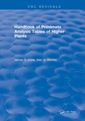 Cover: Handbook of Proximate Analysis Tables of Higher Plants - CRC Press