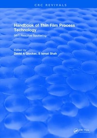 Enlarge image Cover: Handbook of Thin Film Process Technology - CRC Press