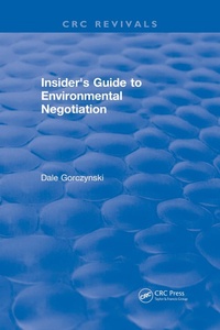 Abbildung von: Insider's Guide to Environmental Negotiation - CRC Press