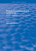 Cover: Particle Characterization in Technology - CRC Press