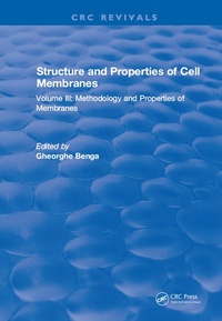 Enlarge image Cover: Structure and Properties of Cell Membrane Structure and Properties of Cell Membranes - CRC Press