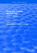 Cover: Metal and Ceramic Biomaterials - CRC Press