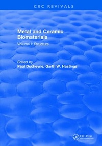 Enlarge image Cover: Metal and Ceramic Biomaterials - CRC Press