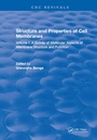 Cover: Structure and Properties of Cell Membrane Structure and Properties of Cell Membranes - CRC Press