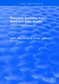 Cover: Resource Recovery From Municipal Solid Wastes - CRC Press