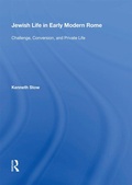 Cover: Jewish Life in Early Modern Rome - Routledge