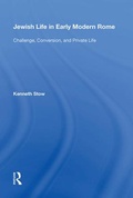 Cover: Jewish Life in Early Modern Rome - Routledge