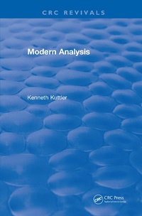 Abbildung von: Revival: Modern Analysis (1997) - CRC Press
