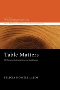 Cover: Table Matters - Wipf and Stock Publishers