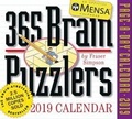 Cover: Mensa 365 Brain Puzzlers Page-A-Day Calendar 2019 - WORKMAN PUBLISHING