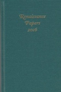 Cover: Renaissance Papers 2016 - De Gruyter