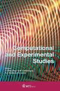 Cover: Computational and Experimental Studies - WIT Press