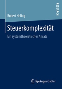 Abbildung von: Steuerkomplexität - Springer Gabler