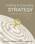 Cover: Crafting and Executing Strategy - Irwin/McGraw-Hill