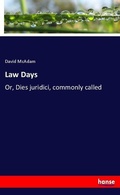 Cover: Law Days - Hansebooks