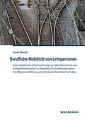 Cover: Berufliche Mobilit&auml;t von Lehrpersonen - Waxmann