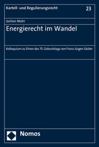 Abbildung von: Energierecht im Wandel - Nomos