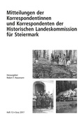 Cover: Mitteilungen der Korrespondentinnen und Korrespondenten der Historischen Landeskommission f&uuml;r Steiermark - Historische Landeskomm. f. Steiermark