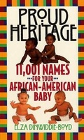 Cover: Proud Heritage: 11001 Names for Your African-American Baby - Avon Books