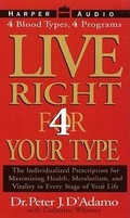 Cover: Live Right 4 Your Type - William Morrow & Company