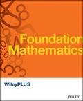 Cover: WileyPLUS Standalone to accompany Foundation Mathematics 1e - Wiley-Blackwell
