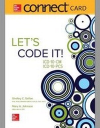 Enlarge image Cover: Connect Access Card for Let's Code It! ICD-10-CM/PCs - McGraw-Hill Education