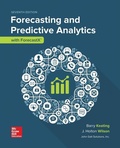 Cover: Loose Leaf for Forecasting and Predictive Analytics with Forecast X - McGraw-Hill Education