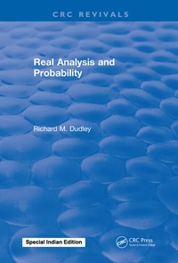 Abbildung von: Real Analysis and Probability - Taylor & Francis