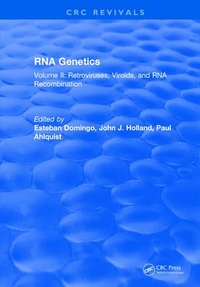 Enlarge image Cover: RNA Genetics - CRC Press