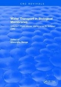 Cover: Water Transport in Biological Membranes - CRC Press